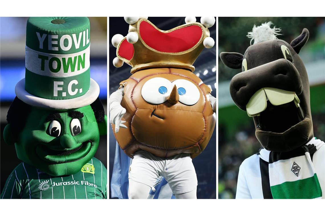 Bei Maskottchen sind der Kreativität keine Grenzen gesetzt.