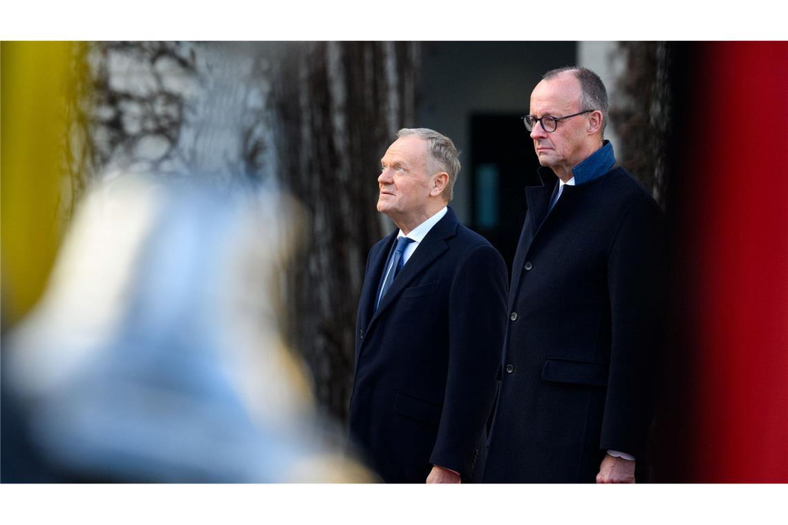 Tusk setzt Merz bei Entschädigung unter Druck