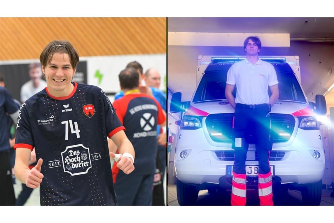 Beide Daumen hoch: Paul Lewe von der SG H2Ku Herrenberg ist Drucksituationen auf und neben dem Platz gewohnt.