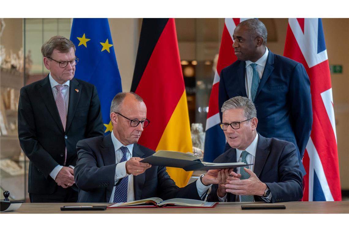 Deutsch-britisches Freundschaftsabkommen unterzeichnet