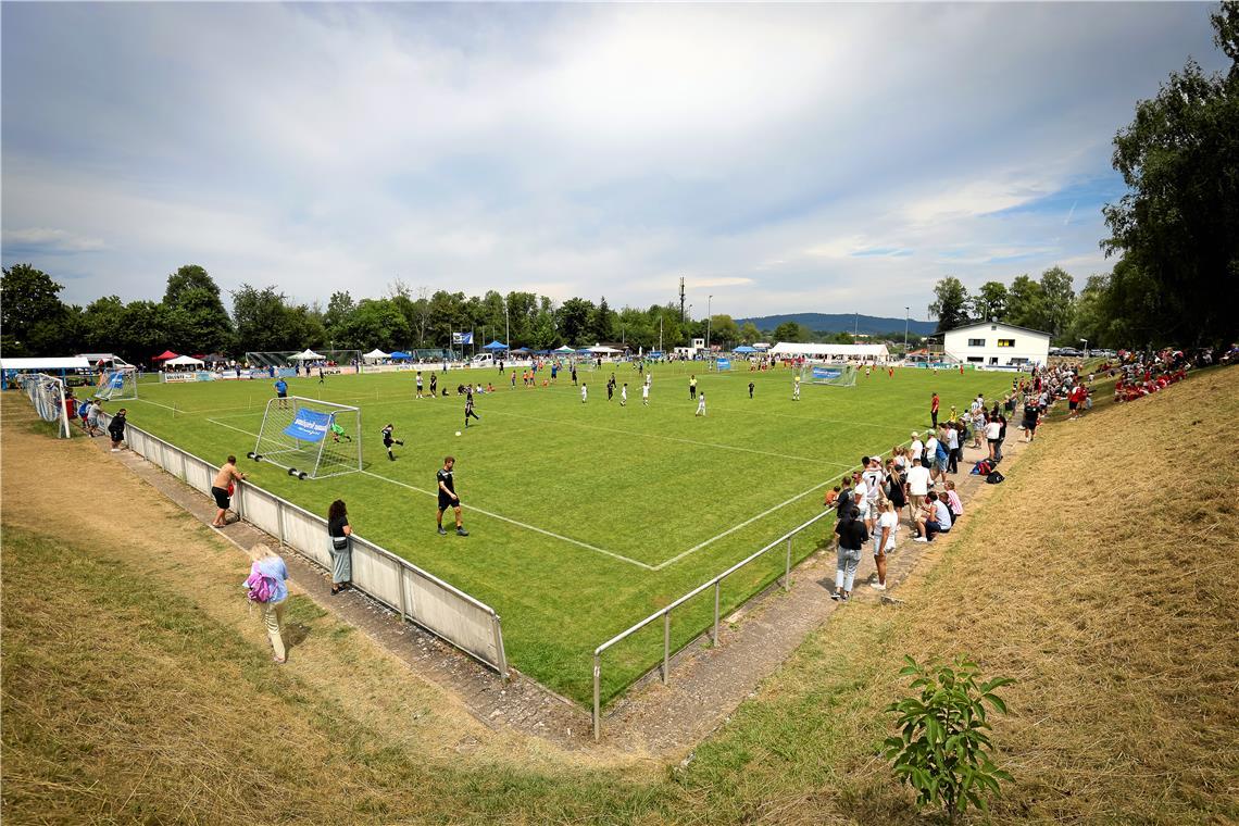 Beim 30. BKZ Mini Cup wurde auf dem Rasenplatz des SV Unterweissach auf bis zu f...