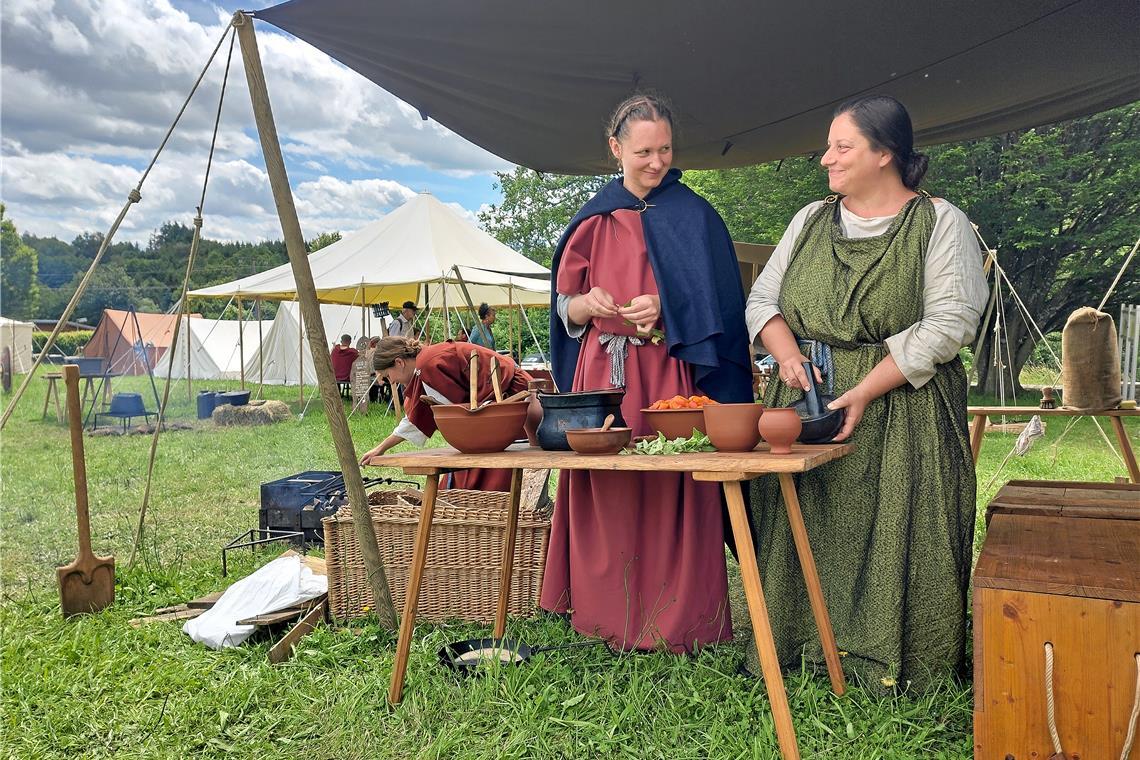 Beim „Conventus Limitis“ lässt die Römergruppe Numerus Brittonum das antike Leben am Limes aufleben. Foto: privat