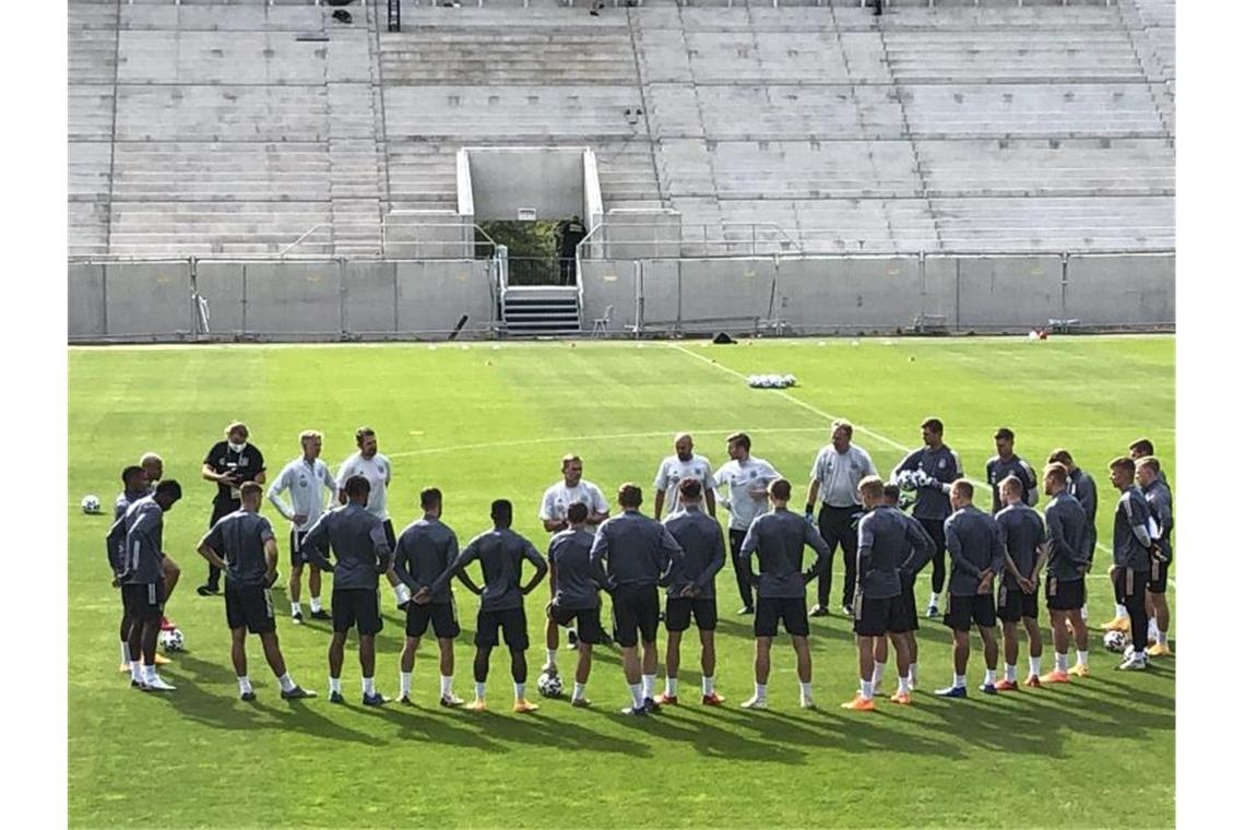 Mit Mentalität zum EM-Ticket: U21 in der Sieg-Pflicht Beim deutschen U21-Team gab es keine weiteren Corona-Fälle. Foto: Christian Kunz/-/dpa