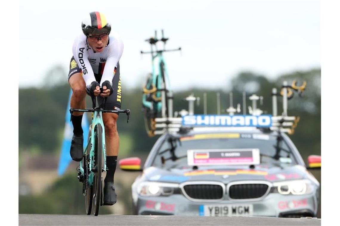 Beim Einzelzeitfahren der WM war für Tony Martin nur Rang neun drin. Foto: Bradley Collyer/PA Wire