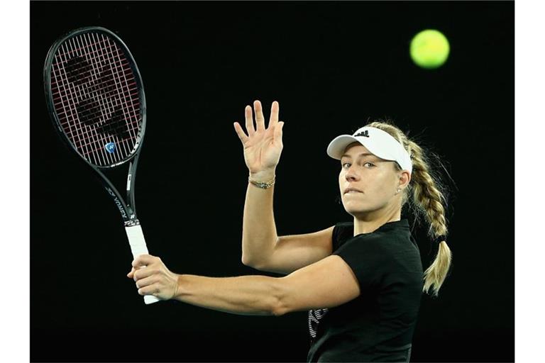 Beim ersten Grand-Slam-Turnier der neuen Saison wird Angelique Kerber auf eine Qualifikantin treffen. Foto: Rob Prezioso/AAP/dpa