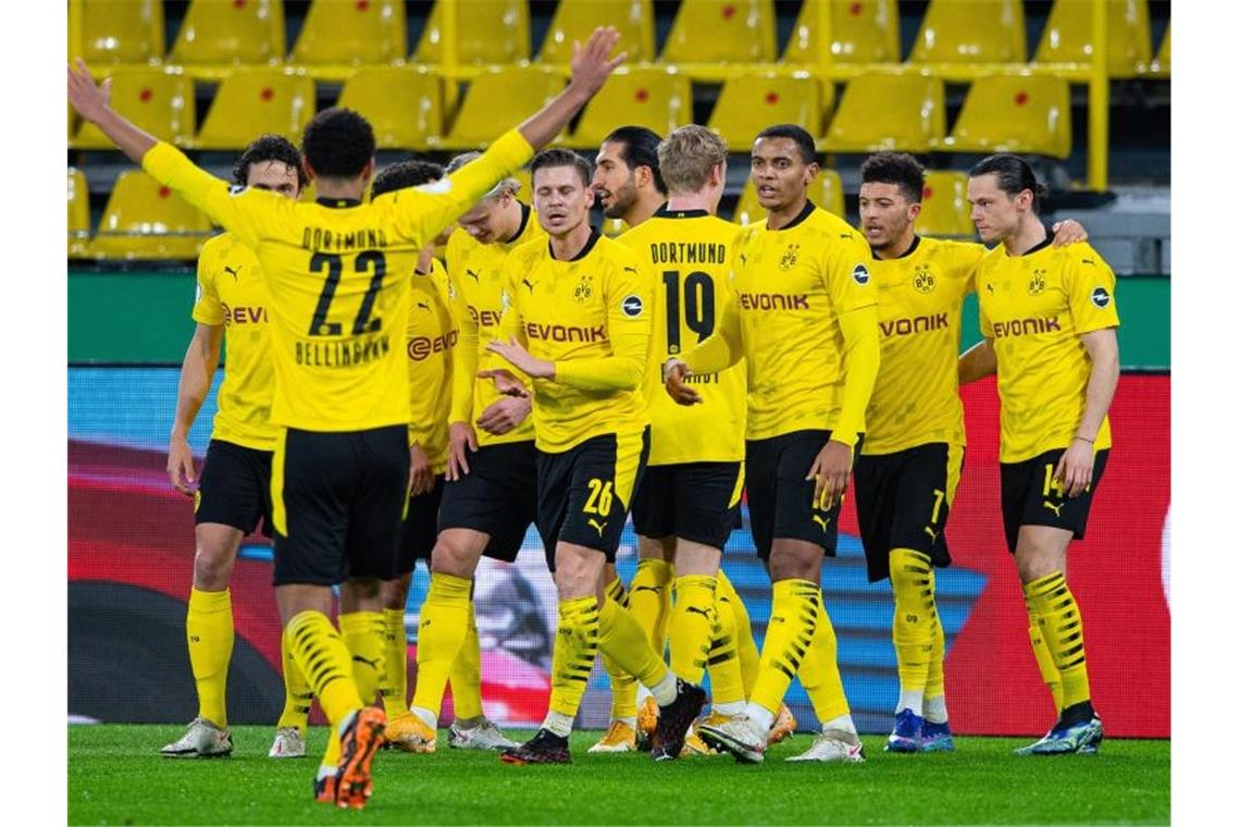 Frustabbau: BVB will in Sevilla „wahres Gesicht zeigen“ Beim FC Sevilla wollen die Dortmunder Profis das „wahre Gesicht“ des BVB zeigen. Foto: Guido Kirchner/dpa-Pool/dpa