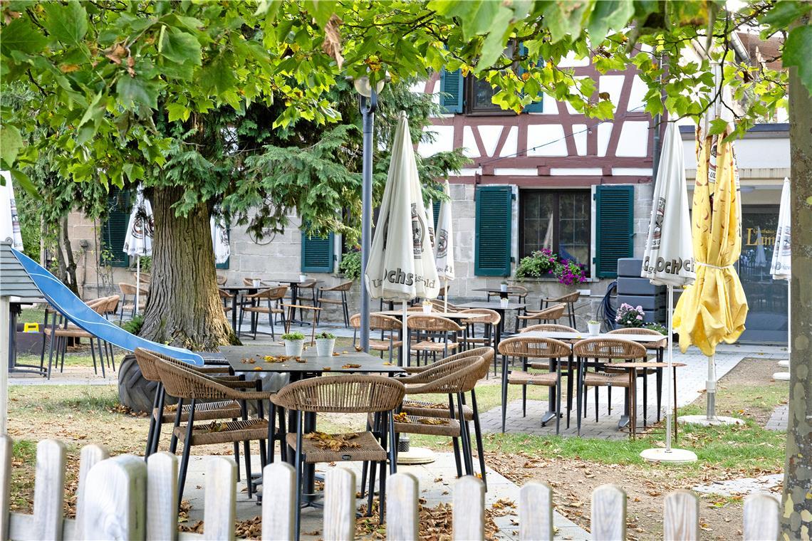 Beim Lamm in Althütte-Waldenweiler gibt es auch draußen eine saisonale Karte und eine Tageskarte. Foto: Alexander Becher 