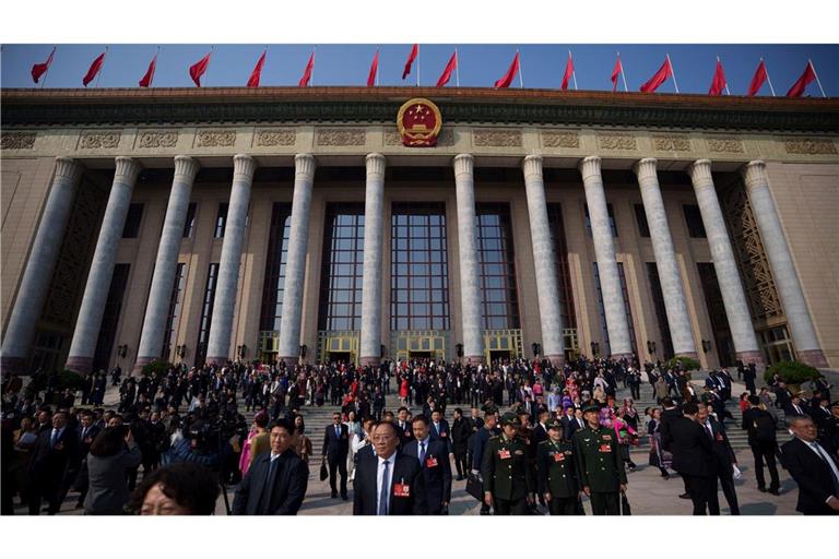 Beim Nationalen Volkskongress wird der Fünfjahresplan vorgestellt. (Symbolbild)