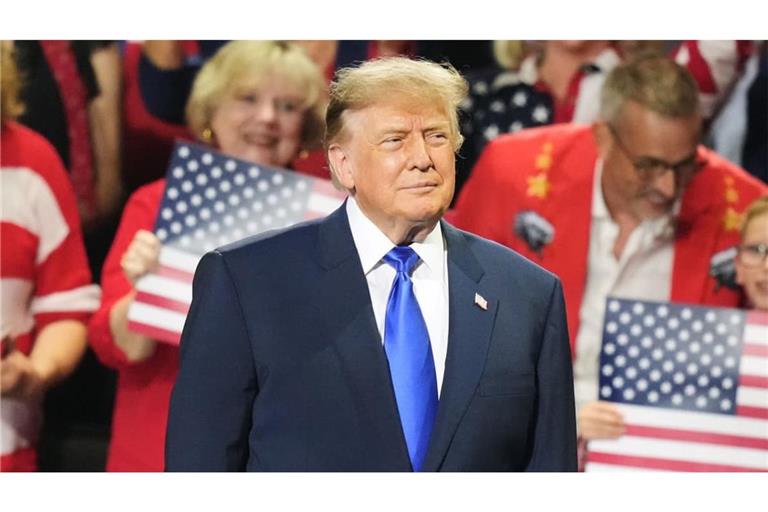 Beim Parteitag der Republikaner in Dallas machte US-Präsident Donald Trump vollmundige Versprechen.