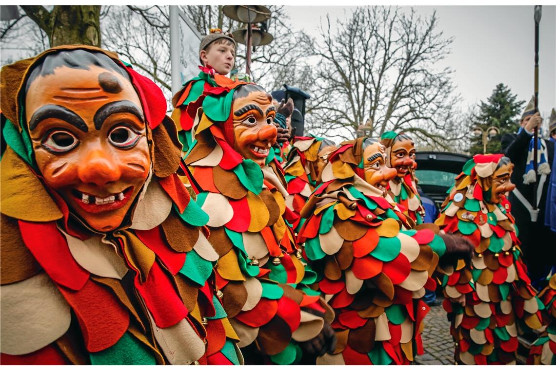 Unterweissacher Carnevals-Club: Die Tradition der Ziegelhütte lebt weiter Beim Rathaussturm dürfen die „Batzenschmeißer“ selbstverständlich nicht fehlen.