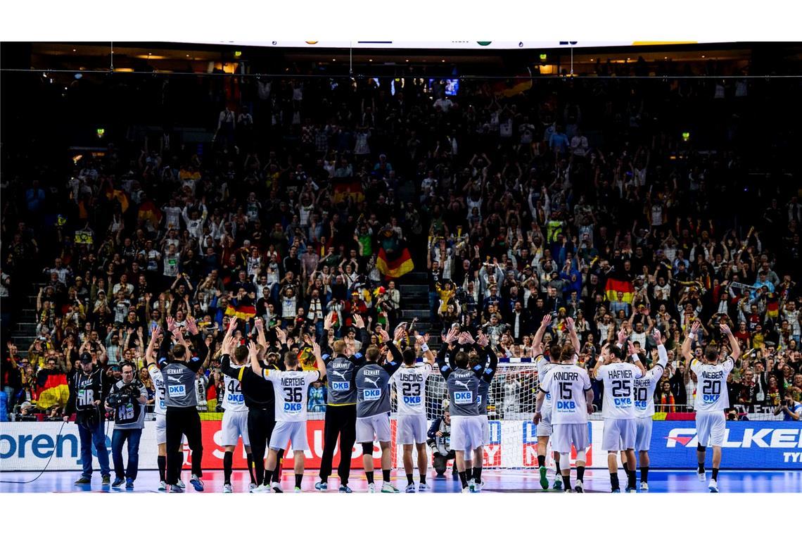 Beim Sieg der deutschen Handballer gegen Ungarn wurden die Zuschauer zum achten Mann.