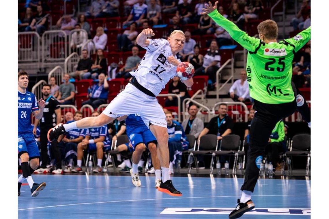 Beim Supercup waren nur 3007 Fans in der Halle. Foto: Marius Becker/dpa