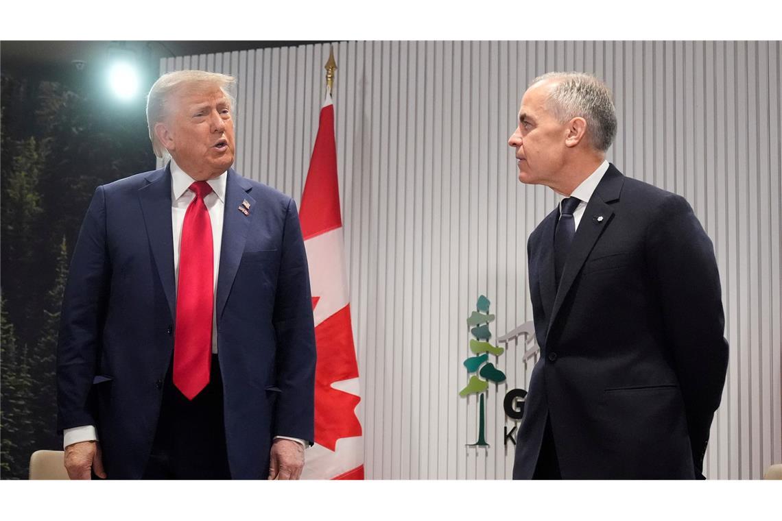 G7 präsentiert sich gespalten gegenüber Russland Beim Treffen Trumps mit Carney kommt es zur Provokation der Bündnispartner.