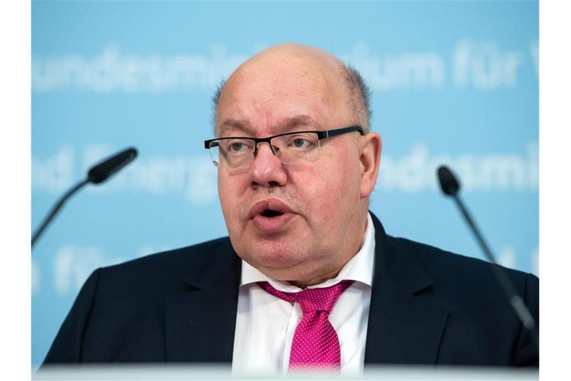 „Beispielloser gemeinsamer Kraftakt“: Peter Altmaier. Foto: Bernd von Jutrczenka/dpa