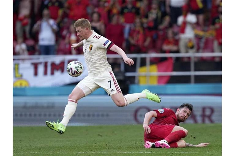 Belgiens Sieggarant gegen Dänemark: Kevin De Bruyne. Foto: Martin Meissner/AP Pool/dpa
