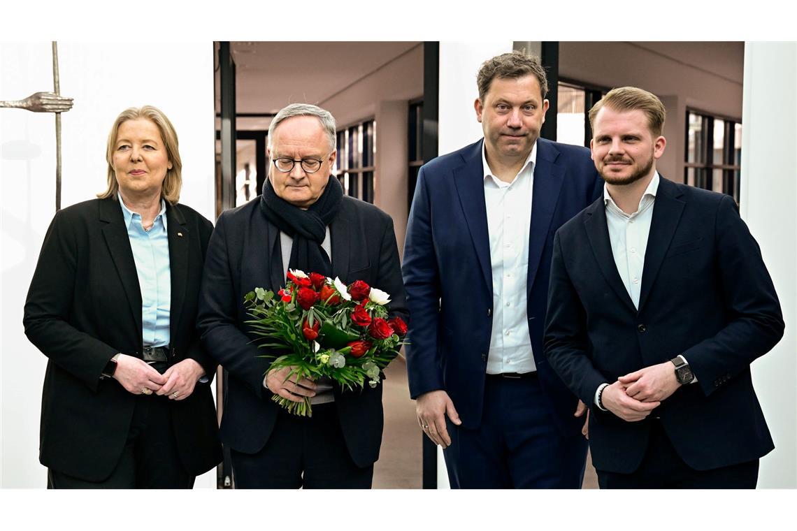 Bemühtes Lächeln in der SPD-Spitze.