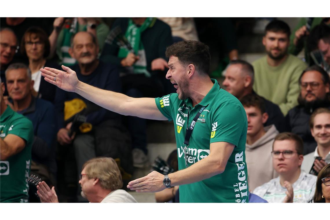 Ben Matschke coachte wie immer engagiert.