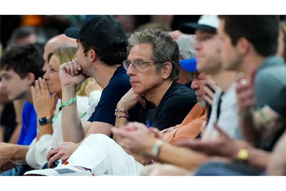 Ben Stiller war wieder unter den prominenten Zuschauern bei den NBA-Finals.