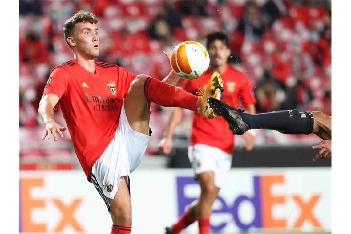 Ex-Freiburger Waldschmidt: „Gerade nicht alles rosarot“ Benficas Luca Waldschmidt. Foto: Virginie Lefour/BELGA/dpa/Archivbild