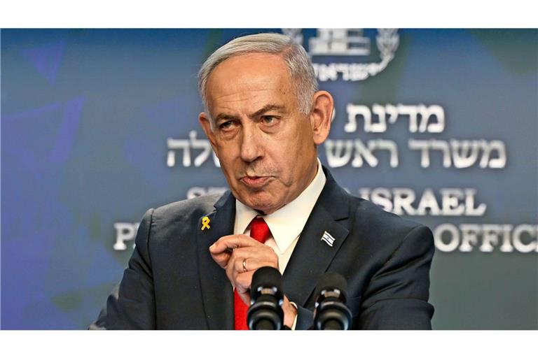 Benjamin Netanjahu. Bewohner im Norden Israels fühlen sich nach Verkündung einer Waffenruhe mit der Hisbollah „erneut verraten“ (Archivfoto).