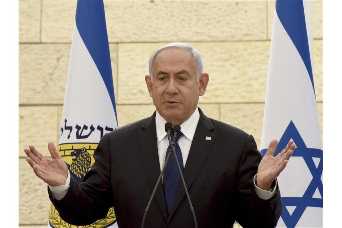 Benjamin Netanjahu scheitert mit der Regierungsbildung nach der vierten Parlamentswahl binnen zwei Jahren. Foto: Debbie Hill/Pool UPI/AP/dpa