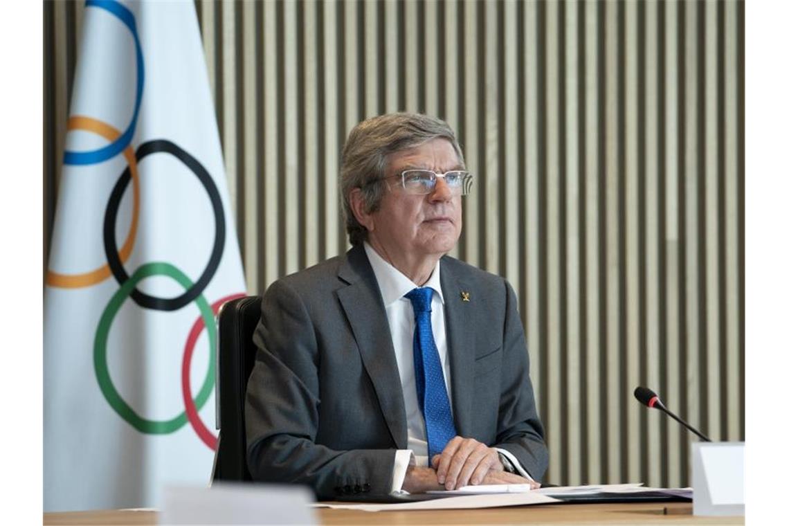 Berät mit den Olympia-Organisatoren über dei Tokio-Spiele: IOC-Chef Thomas Bach. Foto: Greg Martin/IOC/dpa