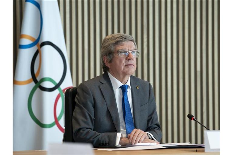 Berät mit den Olympia-Organisatoren über dei Tokio-Spiele: IOC-Chef Thomas Bach. Foto: Greg Martin/IOC/dpa