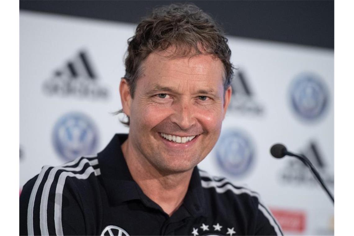 Bereitet in Vertretung von Bundestrainer Löw das DFB-Team auf die Spiele gegen Weißrussland und Estland vor: Co-Trainer Marcus Sorg. Foto: Marius Becker