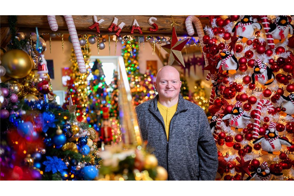 Bereits Anfang Juni beginnt Thomas Jeromin mit dem Schmücken.