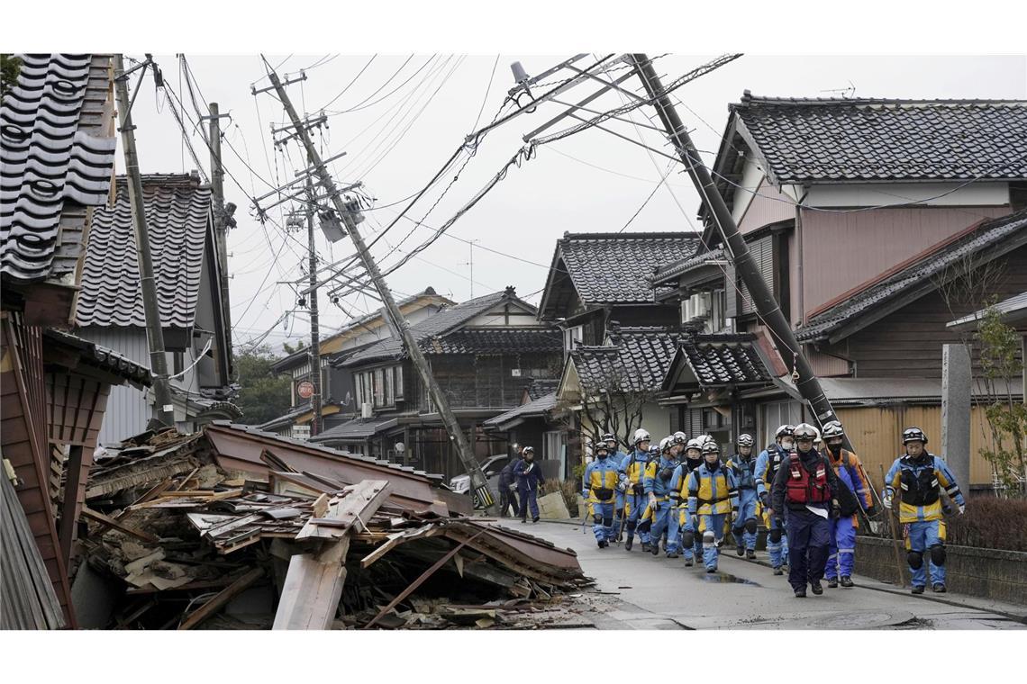 Bereits mehr als 60 Menschen kamen bei dem Erdbeben in Japan bisher zu Tode.