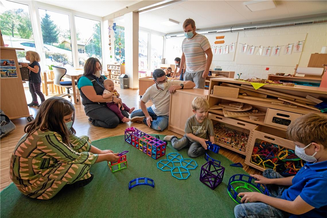 Punktlandung nach Weissacher Modell Bereits seit Juni werden die Kinder wieder in der Einrichtung am Kammerhofweg betreut.