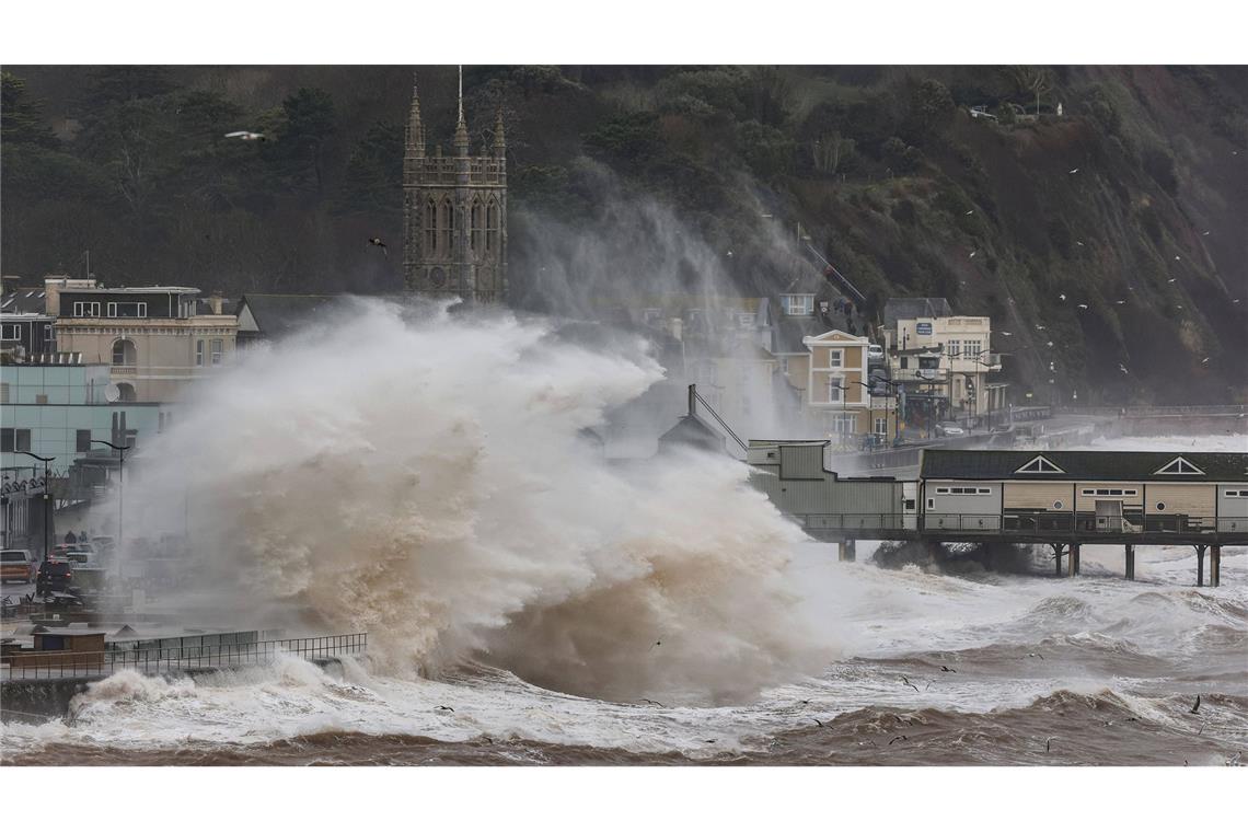 Bereits vor drei Tagen führte der Sturm „Ingrid“ zu Überschwemmungen in Großbritannien.