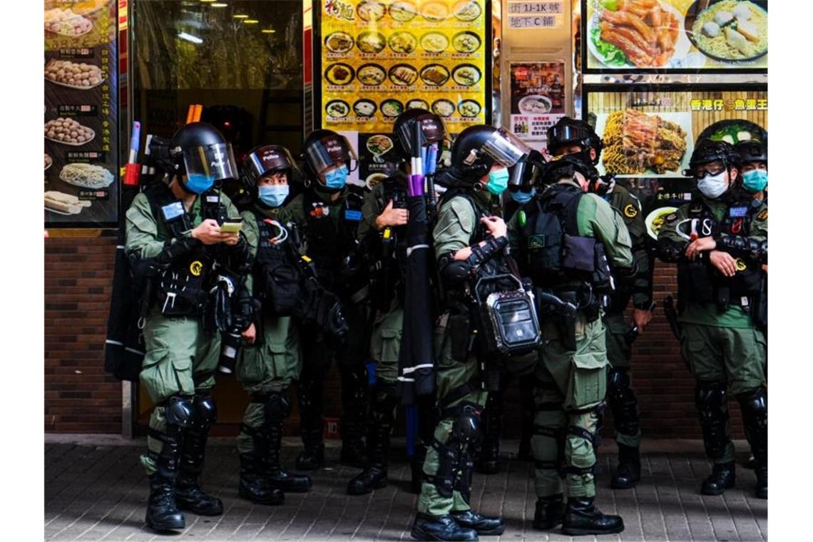 Anführer von Protesten in Hongkong in Haft