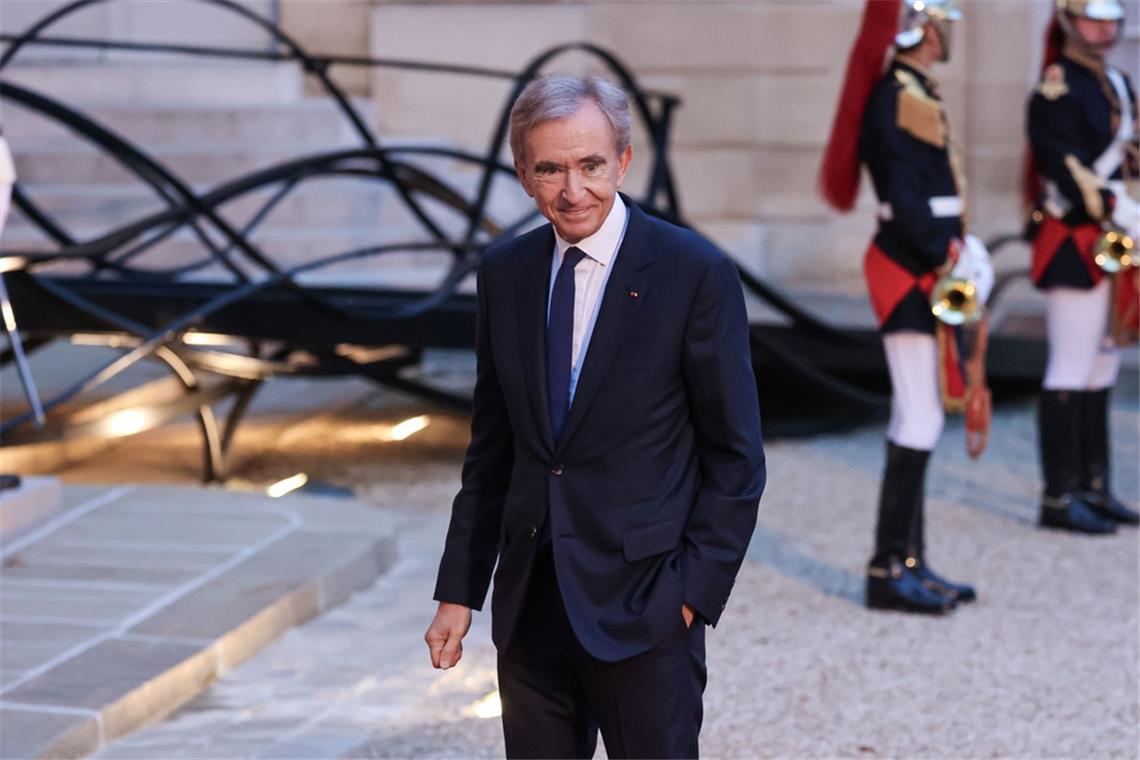 Bernard Arnault: Der Chef von LVMH ist der einzige Nicht-Amerikaner in den Top 10 – und Europas reichster Mann.