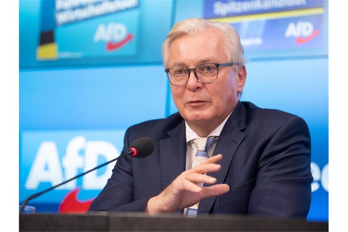 Bernd Gögel, Fraktionsvorsitzender der AfD-Fraktion im Landtag von Baden-Württemberg. Foto: Sebastian Gollnow/dpa/Archiv