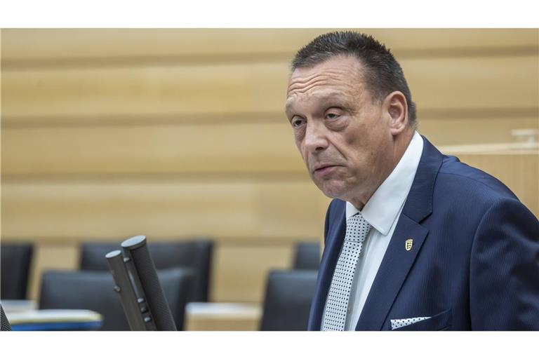 Bernhard Eisenhut sitzt für die AfD im Landtag (Archivbild).