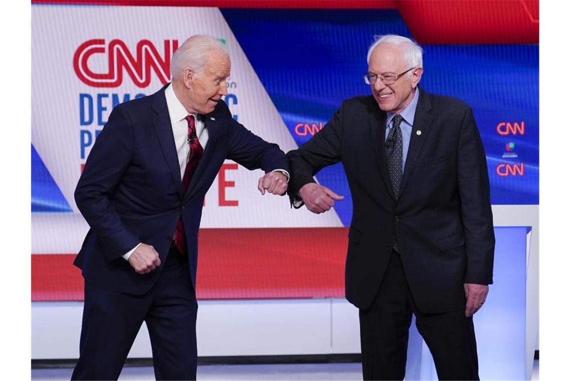 Duell im Schatten der Corona-Krise: Biden versus Sanders