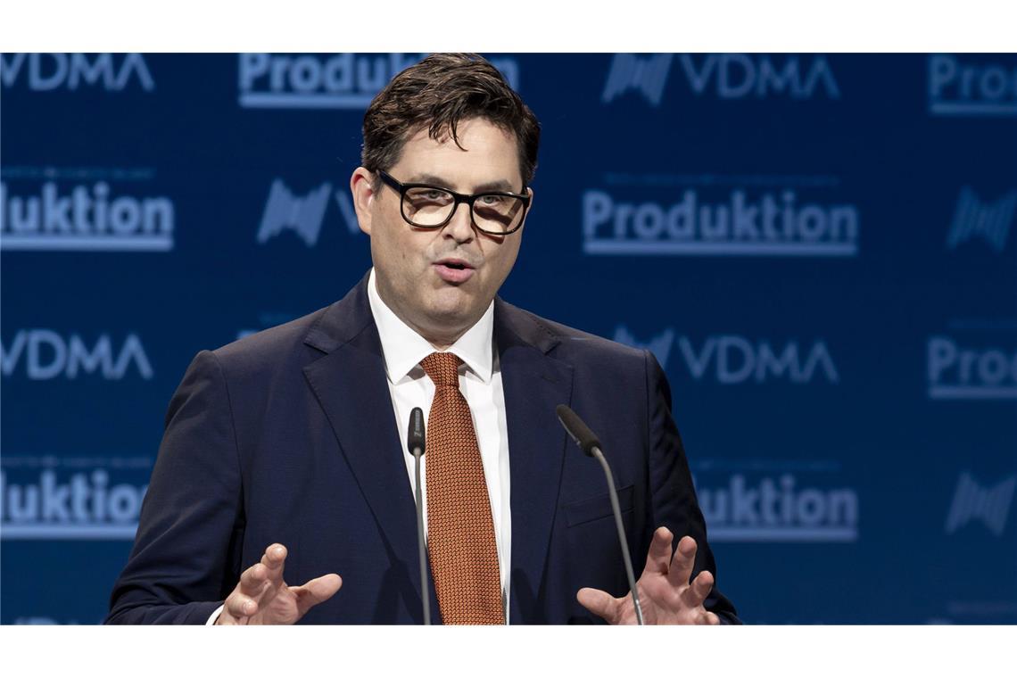 Bertram Kawlath, Präsident des Branchenverbands VDMA fordert Erleichterungen bei den US-Zöllen (Archivbild).