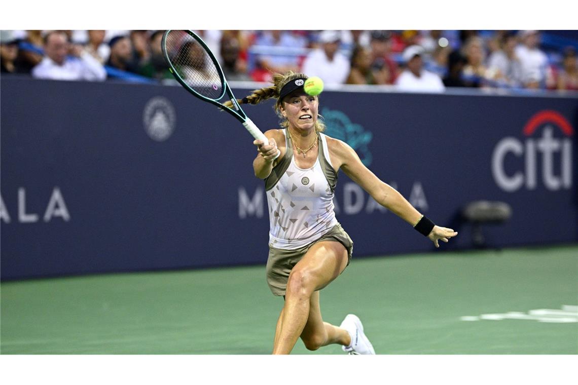 Comeback mit 45: Venus Williams im Achtelfinale gestoppt Besiegte die 45-Jährige deutlich: Magdalena Frech.