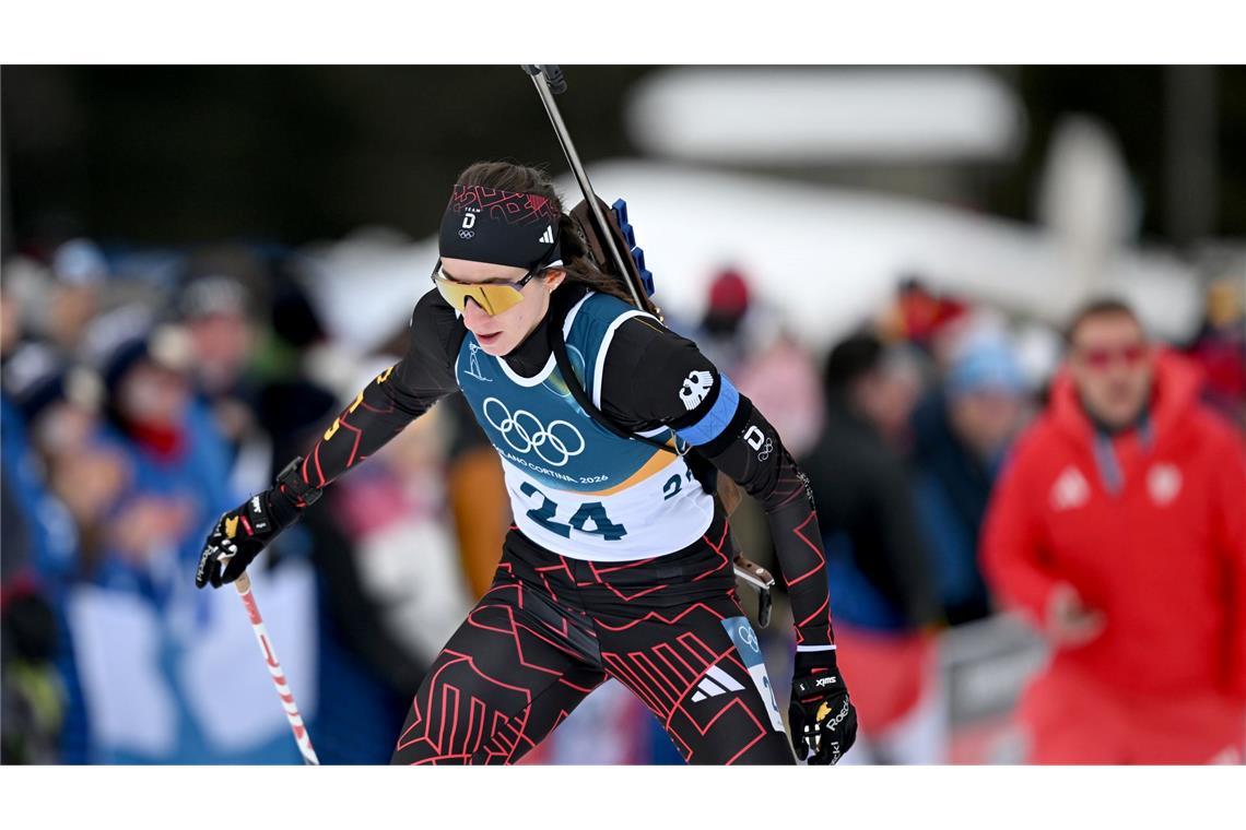 Beste Deutsche im Einzel: Vanessa Voigt.