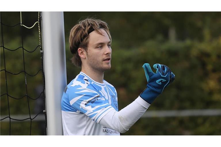 Bester Keeper der Spvgg Warmbronn: Fynn Jannis Kleinschmidt stand parallel mit seinen zwei Torwart-Kollegen auf dem Feld, als einziger jedoch zwischen den Pfosten.