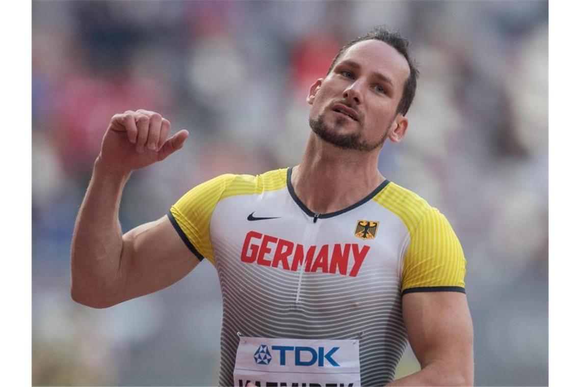 Klosterhalfen im 5000-Meter-Finale - Schwanitz überzeugt Bester Mann des DLV-Zehnkämpfer-Trios: Routinier Kai Kazmirek. Foto: Oliver Weiken/dpa