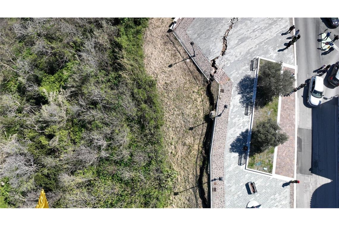 Betroffen von dem Erdrutsch sind wichtige Verkehrsverbindungen in Molise.