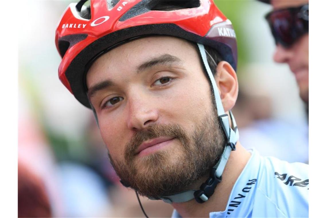 Samt Hunde: Familie Zabel bei der Tour vereint Bewegt sich bei der Tour de France im familiären Umfeld: Rick Zabel. Foto: Arne Dedert