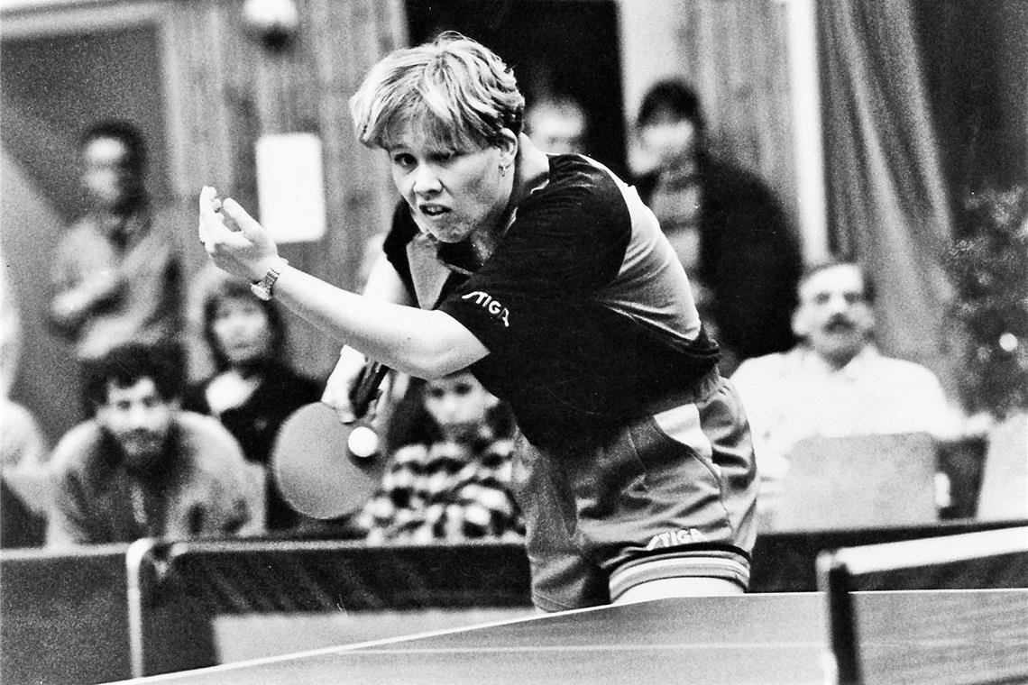 Bewies 1992 im Duell der Weltelite das beste Händchen: Die Niederländerin und spätere Vize-Europameisterin Emily Noor. Foto: J. Fiedler