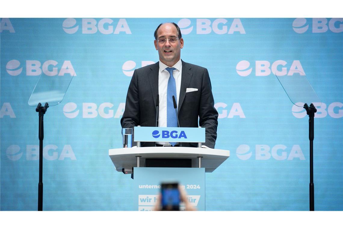 BGA-Präsident Dirk Jandura schlägt eine gemeinsame Allianz gegen Zölle vor