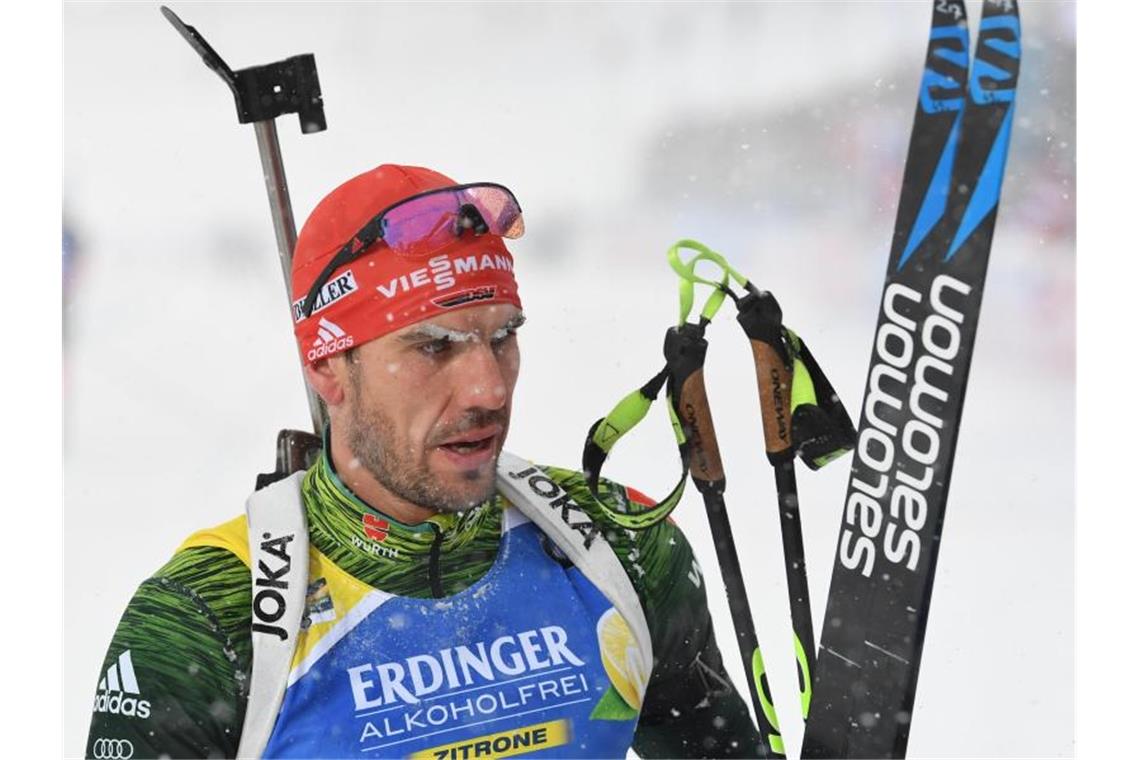 Biathlet Arnd Peiffer macht sich viele Gedanken um die Klimafrage. Foto: Sven Hoppe/dpa