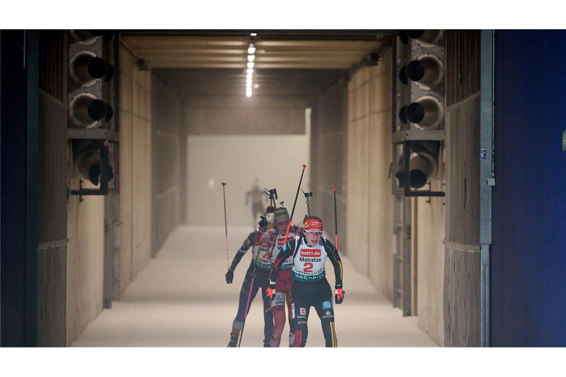 Biathlon mit Tunnelblick.