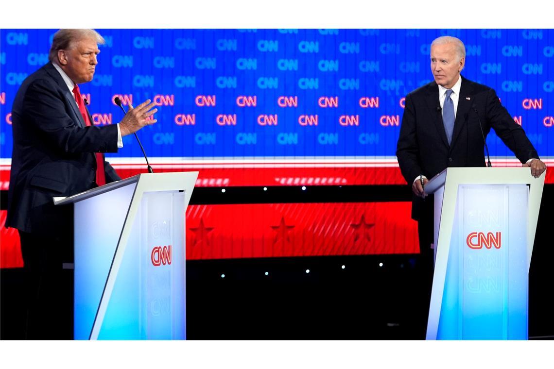 Früherer US-Präsident Biden hat "aggressiven" Prostatakrebs Biden räumte selbst ein, beim TV-Duell gegen Trump keine gute Figur gemacht zu haben. (Archivbild)