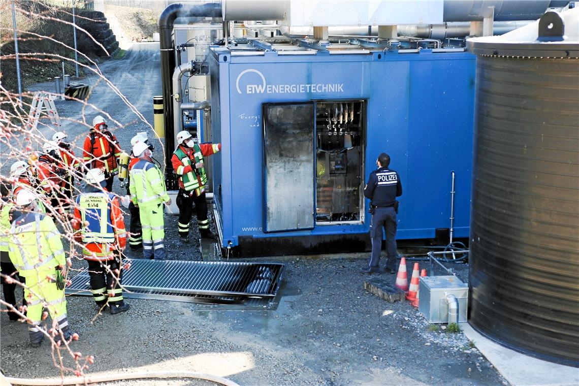 Brand in der Biovergärungsanlage Neuschöntal Brand in der Biovergärungsanlage Neuschöntal